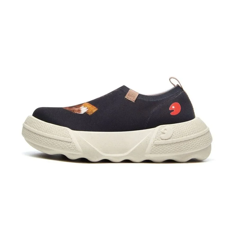 UIN women’s Chunky Platform Fashion Sneakers (Music Angel and the Cat 3)
